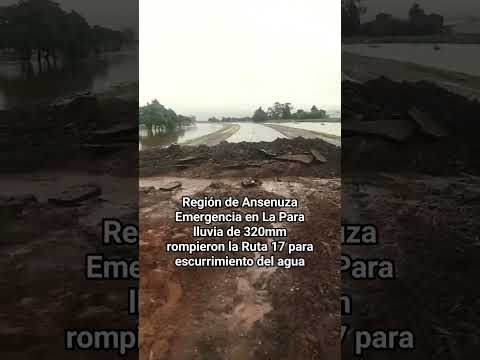 Inundación en La Para y Villa Fontana Noreste Provincia de Córdoba