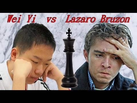 Partite Commentate di Scacchi 170 - Wei Yi vs Bruzon - Immortale a 15 Anni - 2015 [C67]