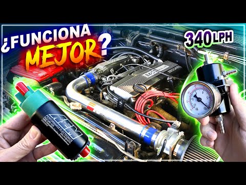 AEM 340 High Flow Fuel Pump and Physical Regulator on D21 Pickup | OrdoTunes