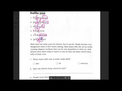 Phonics Lesson 109 (worksheet)