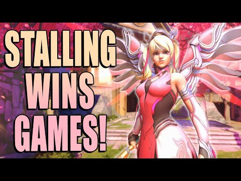 Stalling with Mercy will WIN you games like THIS! (Solo Comp Gameplay)
