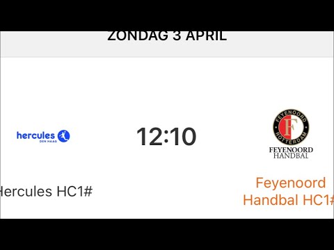 Hercules HC1 - Feyenoord Handbal HC1