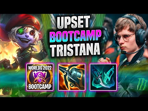 UPSET IS A GOD WITH TRISTANA IN NA BOOTCAMP! - FNC Upset Plays Tristana ADC vs Kalista! |