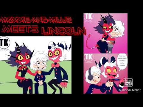ROMAIN WORLD/ MOXXIE AND MILLIE MEETS LINCOLN ( HELLUVA BOSS - 2023 ANIMATION )