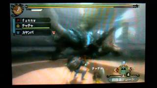 【mh3g】ろぼっちの狩猟日記part13　USJ・蒼火竜狩り