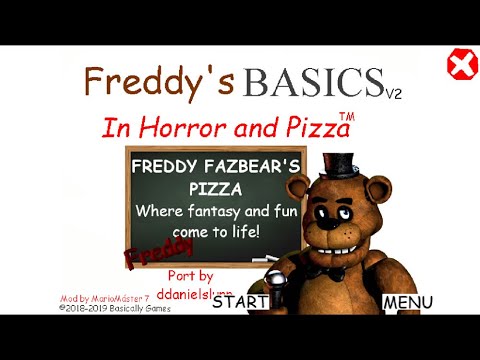 Freddy's Basics in Horror and Pizza V2 - Mod de Baldi's Basics