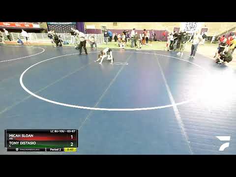 63-67 Lbs Round 3 - Micah Sloan, MN Vs Tony Distasio, IL Ad57