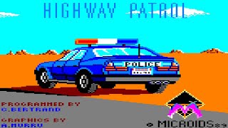 [Amstrad CPC] Highway Patrol - Longplay