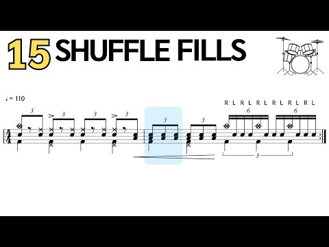15 Shuffle Fills for Advanced Drummers 🥁