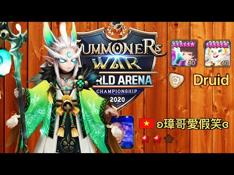 Light Druid | The Best User Rushing G3 feat Dover and Woonsa - SummonersWar 魔靈召喚