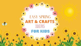SPRING CRAFTS FOR KIDS | EASY DIY SPRING ART PROJECT