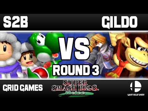 [Melee] S2B (Ice Climbers/Yoshi) VS Gildo (Sheik/Donkey Kong) | Grid Weekly Round 3