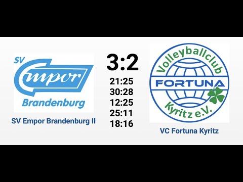 SV Empor Brandenburg II VS VC Fortuna Kyritz | Meisterschaftsduell Landesklasse Nord 2022/23