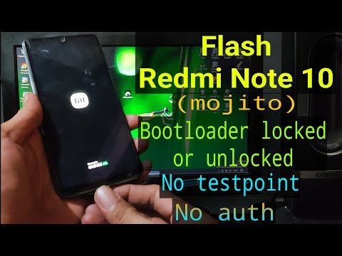 Flash Redmi Note 10  (Mojito) via MiFlash pro