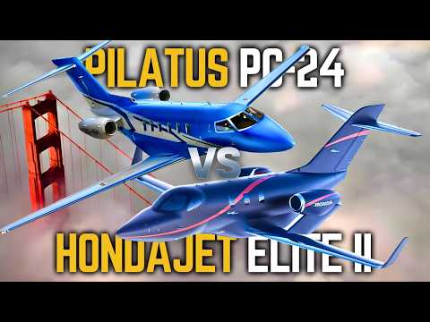 Pilatus PC-24 vs. Hondajet Elite II: Battle of the Super Light Jets