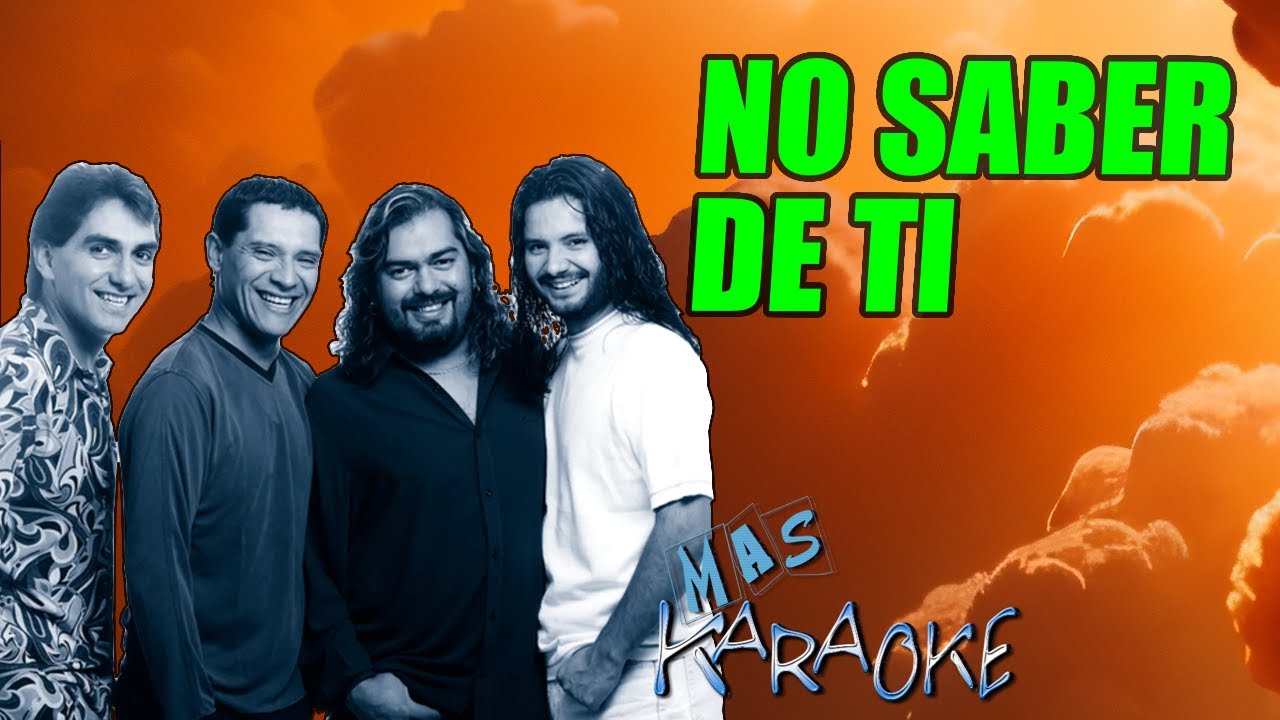 NO SABER DE TI