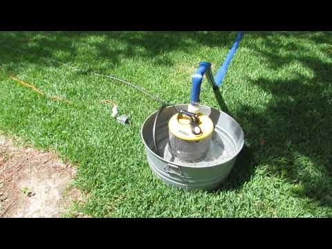 Demo of the Pit Boss 101V 1/2 HP Submersible Sump Pump