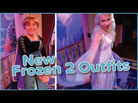 Anna and Elsa Debut New “Frozen 2” Outfits | Epcot