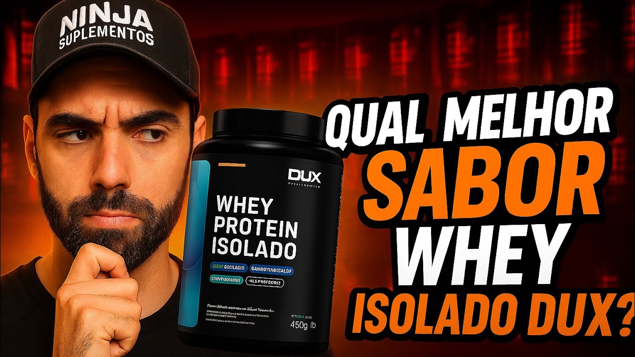 Miniatura da avaliação em vídeo de Whey Protein Isolado Dux Nutrition 900g Sabor Cookies