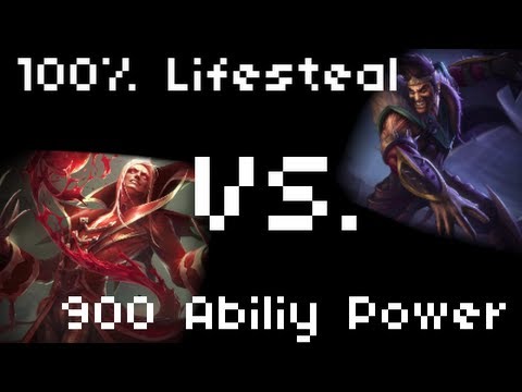 100% Lifesteal Draven VS. 900 AP Vladimir