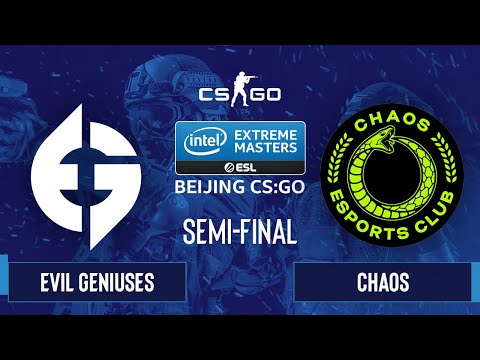 CS:GO - Evil Geniuses vs. Chaos [Nuke] Map 3 - IEM Beijing 2020 Online - Semi-final - NA