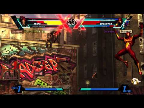 Ultimate Marvel vs Capcom 3 (PS3) -- Non-Ranked Matches 202 - Poor Fly in a Web