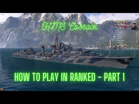 World of Warships - How to Play Cossack in Ranked: Part 1