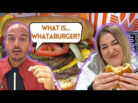 Trying Whataburger for FIRST TIME EVER - Cuban reaction