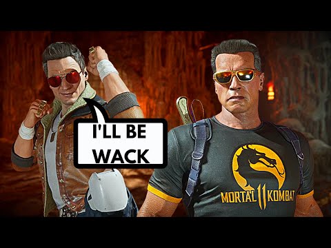 Johnny Cage Mocking The Terminator