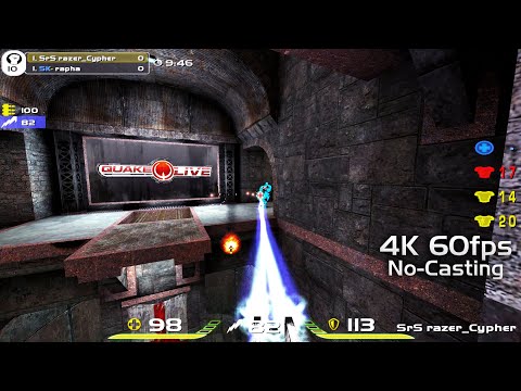 Rapha vs Cypher IEM ESL Dubai 2009 [No Commentary] Grand Final Season 4 QuakeLive 4k60fps