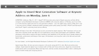 iCloud, iOS 5 and OS X Lion Official! WWDC 2011