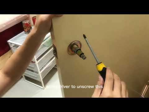 How to open door knot without key? Open a Locked Door Without a Key in Within 5 Seconds? 在5秒内开锁