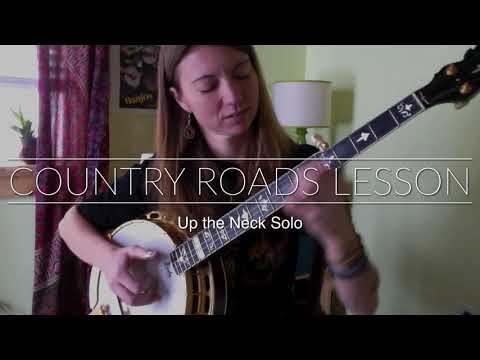 Country Roads Lesson - Up the Neck Solo