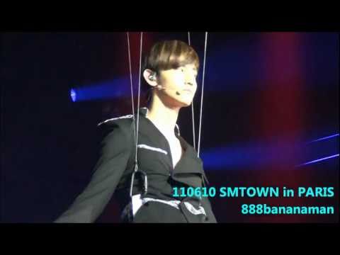 [fancam] 110610 SMTOWN in Paris  TVXQ  東方神起  ~ Intro ~  Forcus Changmin