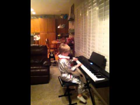 Elijah Plays (Almost...) Axel F on Piano