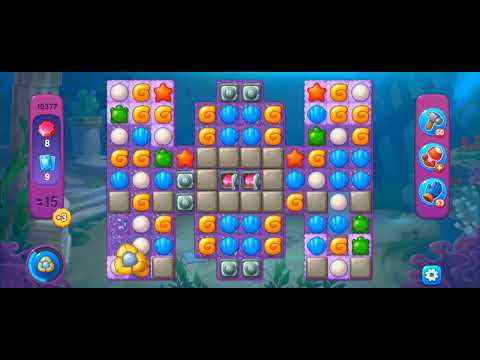 Fishdom Super Hard Level 10377 (with Double Lightning Boosters) @choraelmin