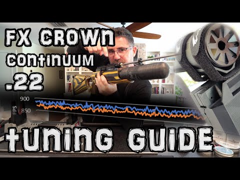 FX Crown .22 - TUNING GUIDE + (Review) + Accuracy Test! + SETUP - How to Tune a Regulated PCP Airgun