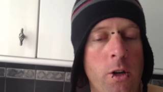 Apricot and banana smoothie