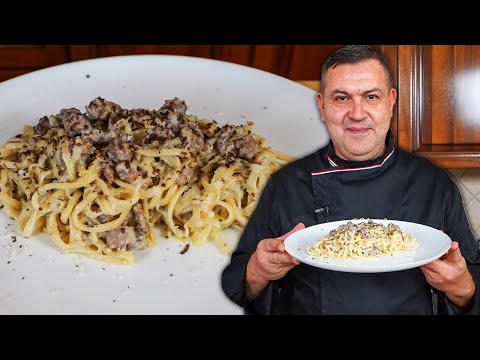 STRANGOZZI con SALSICCIA e TARTUFO - Ricetta PROFUMATA e BUONISSIMA