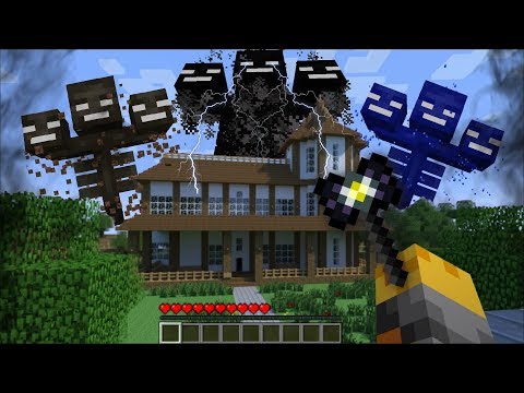 MC Naveed - Minecraft - GIANT WITHER APPEARS IN MY HOUSE IN MINECRAFT !! Minecraft Mods