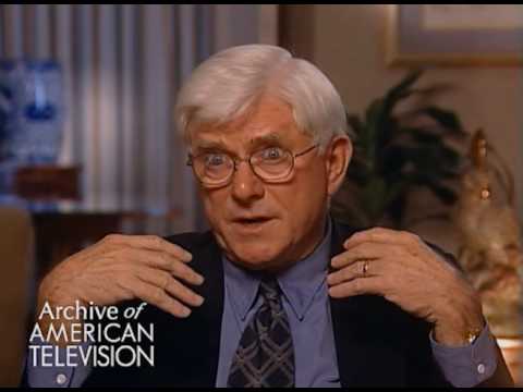 Phil Donahue on going into the audience on his show -EMMYTVLEGENDS.ORG