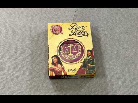 The Discriminating Gamer: Love Letter unboxing with Ray