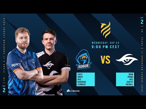 Rogue vs Team Secret // Rainbow Six European league 2020 - Stage 2 - Playday #2