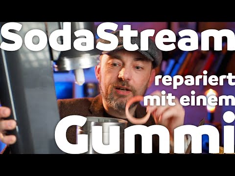 SodaStream undicht – repariert mit einem Gummi