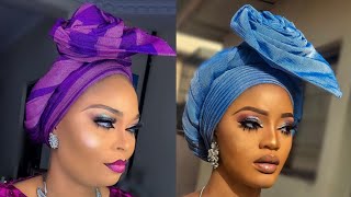 BEGINNER/HOW TO TIE SIMPLE TRENDING GELE (ROSE)STY