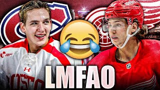 LANE HUTSON FOR MORITZ SEIDER? LMFAO (Montreal Canadiens, Detroit Red Wings News & Trade Rumours)