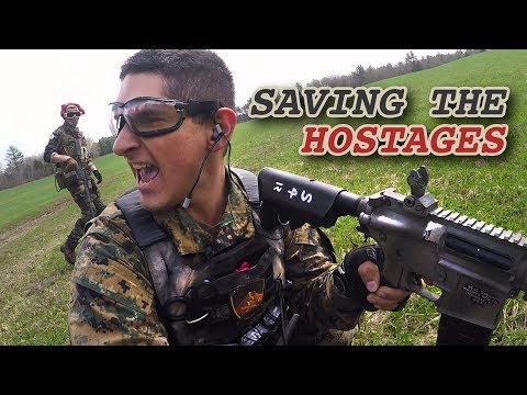 Hostage Rescue Mission - Japan vs China - Maine Airsoft