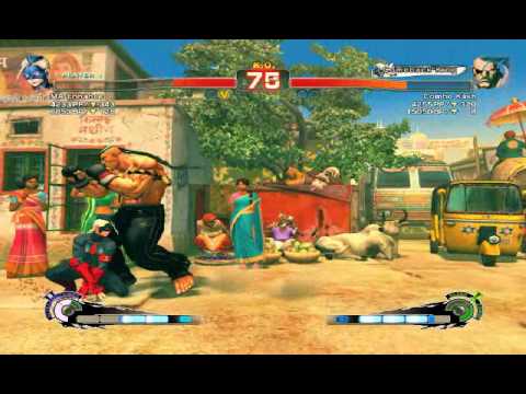 USF4: MA Enhance (Decapre) Vs. Combo Kash (Sagat)