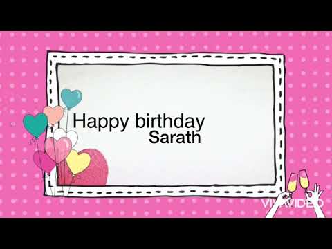Happy Birthday Sarath
