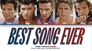 One Direction - 'Best Song Ever' (Color Coded Lyrics)